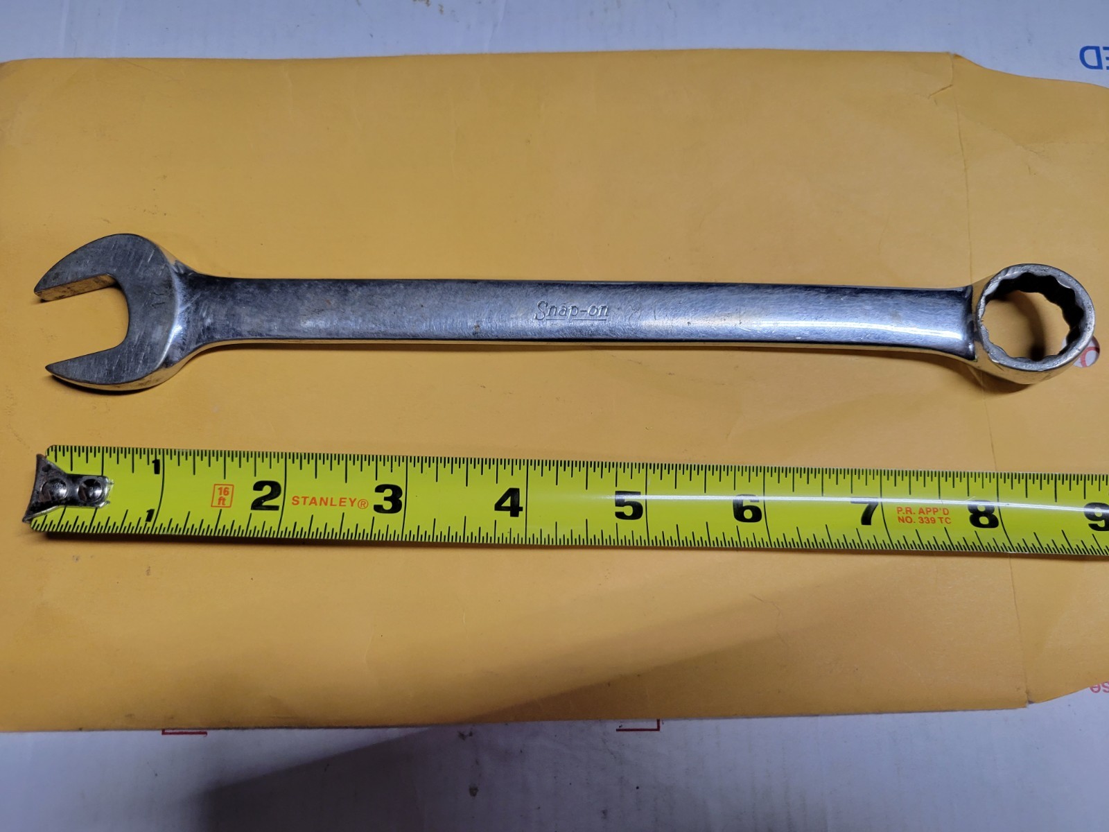 Snap-On Tools 17mm Chrome Combination Wrench 0EXM 170 USA