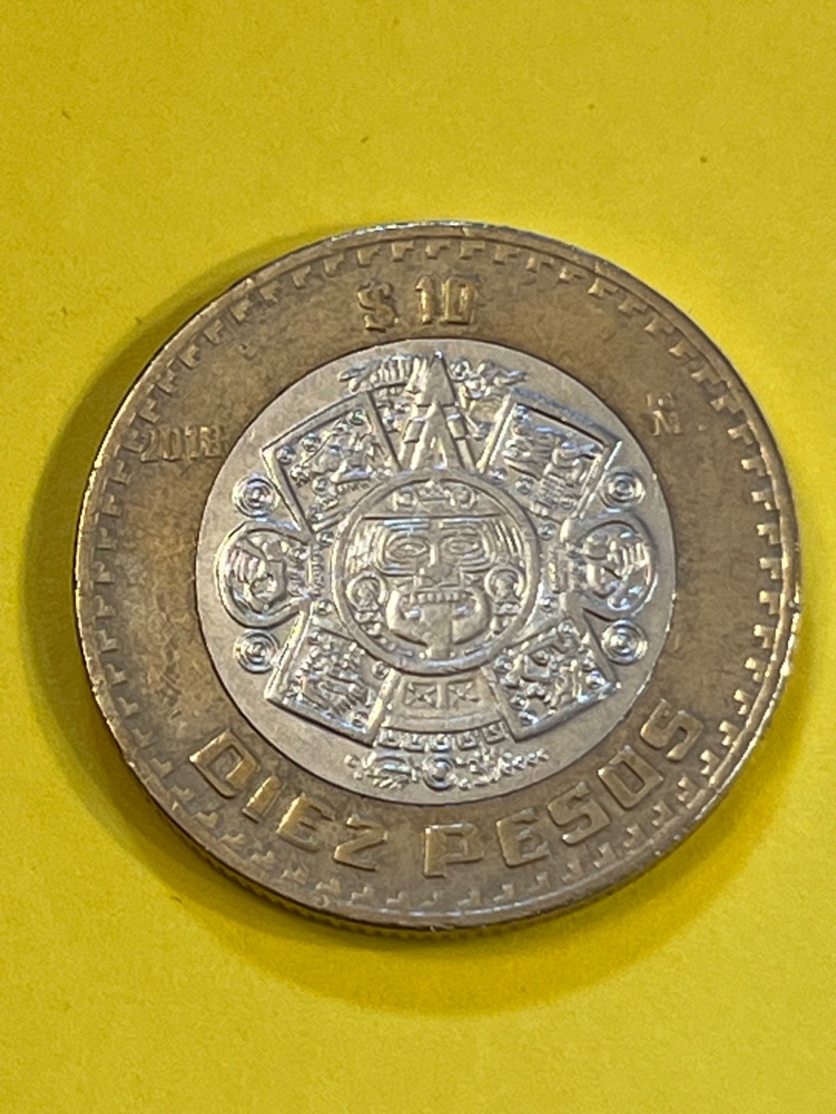 COIN MEXICO 2018 10 PESOS FREE SHIPPING