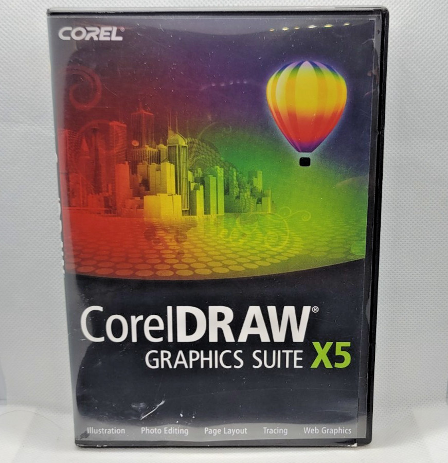 CorelDRAW Graphics Suite X5 PC DVD-ROM 2010 for Windows 7/XP Education Edition