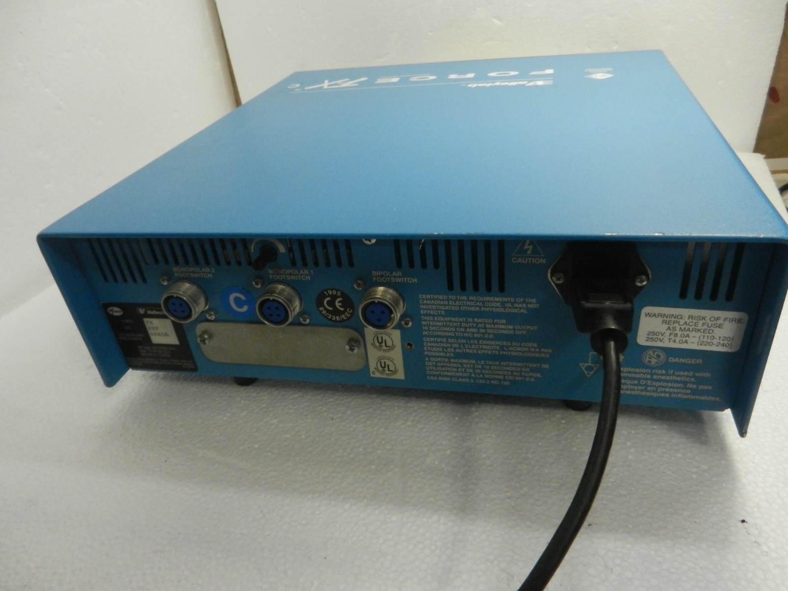 Valleylab Force FX-C Electrosurgical Generator ESU w/ Pedals