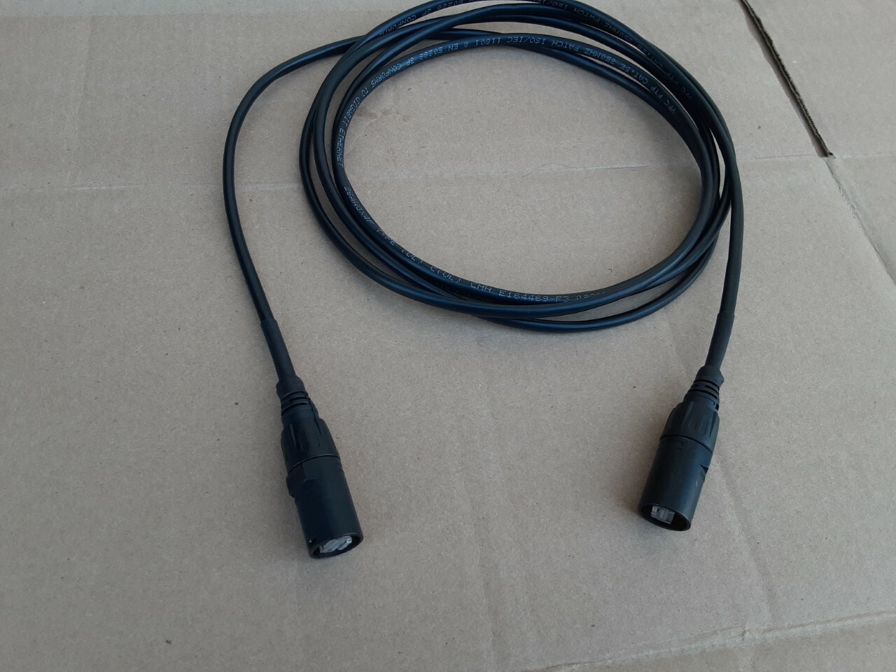 15 FT PRO CAT5e Tactical Shielded w/Neutrik  Ethercon Digital Audio Cable RJ45