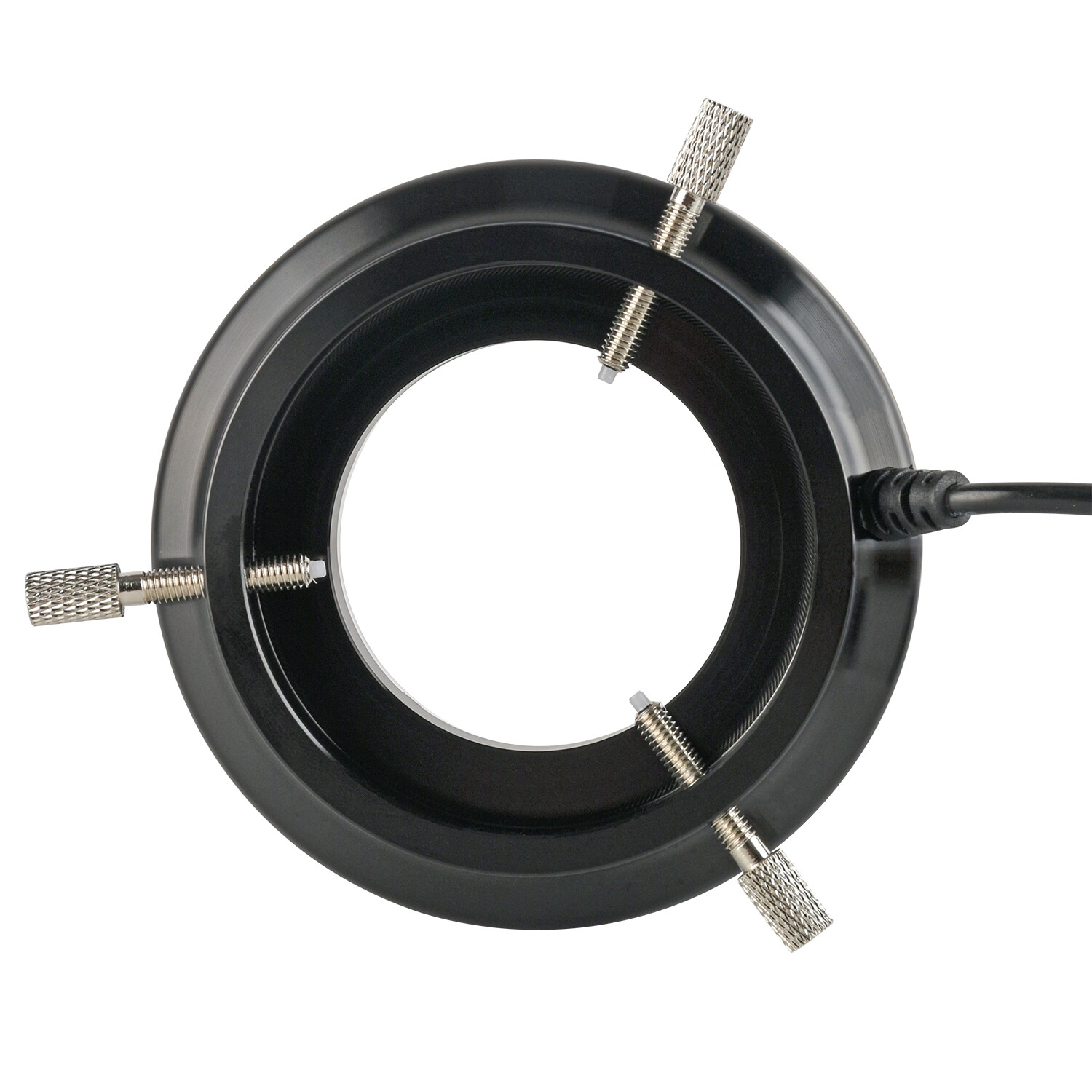62mm Inner Diameter Microscope LED Light Source 64 Beads Adjustable Brightness