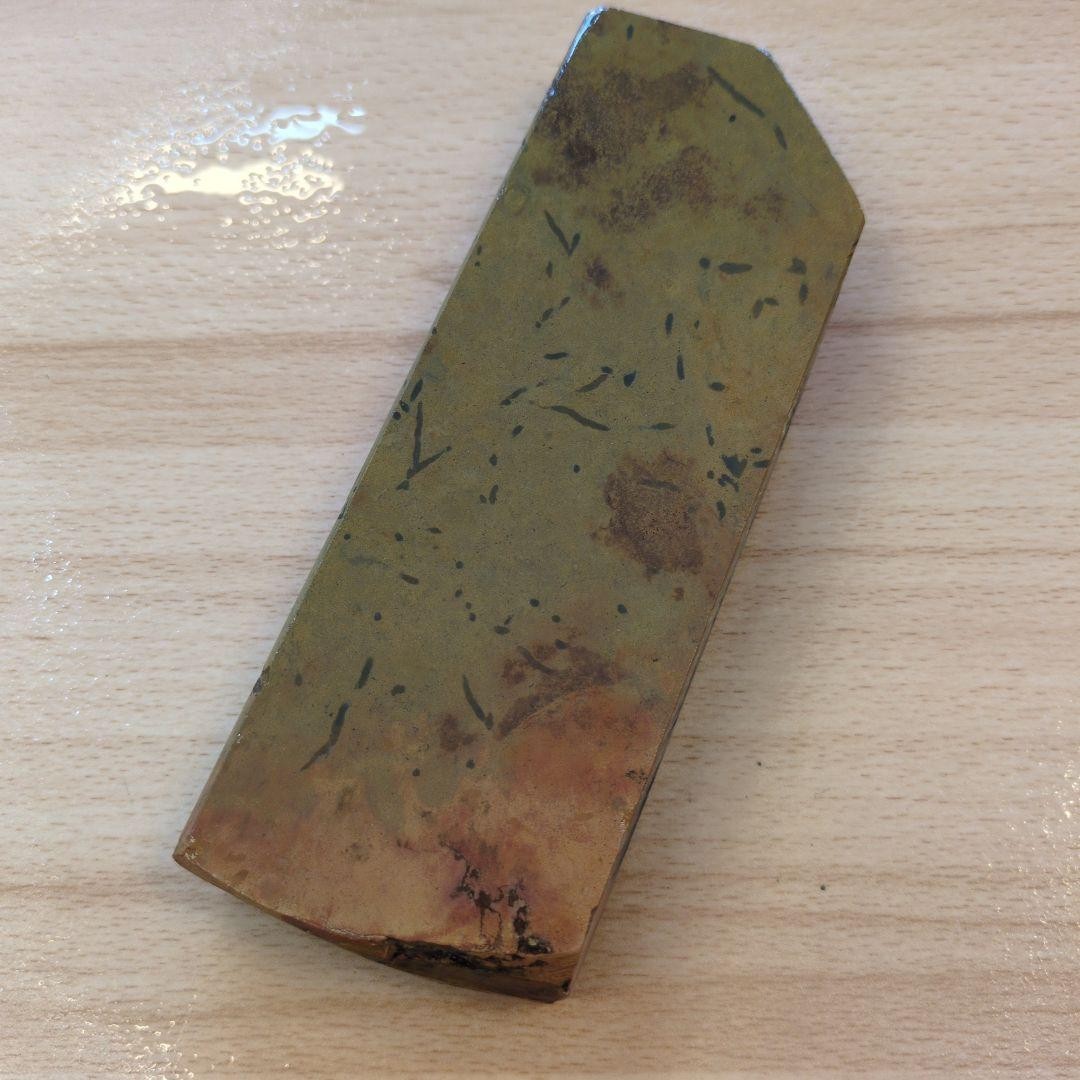Japanese Natural Whetstone Kyoto Shohonyama Karasu Akapin Finishing 393g