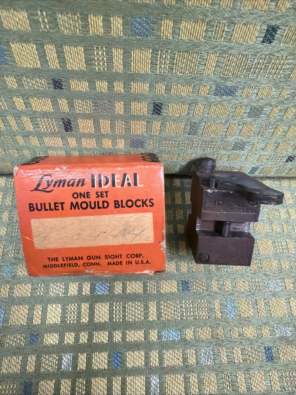 LYMAN IDEAL 420-444 SINGLE CAVITY BULLET MOLD BLOCK - 856