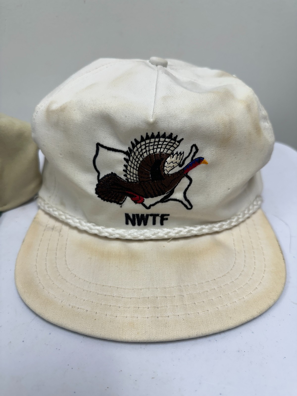 3 LOT VTG 90’s National Wild Turkey Federation NWTF Sponsor Committee Hats Caps