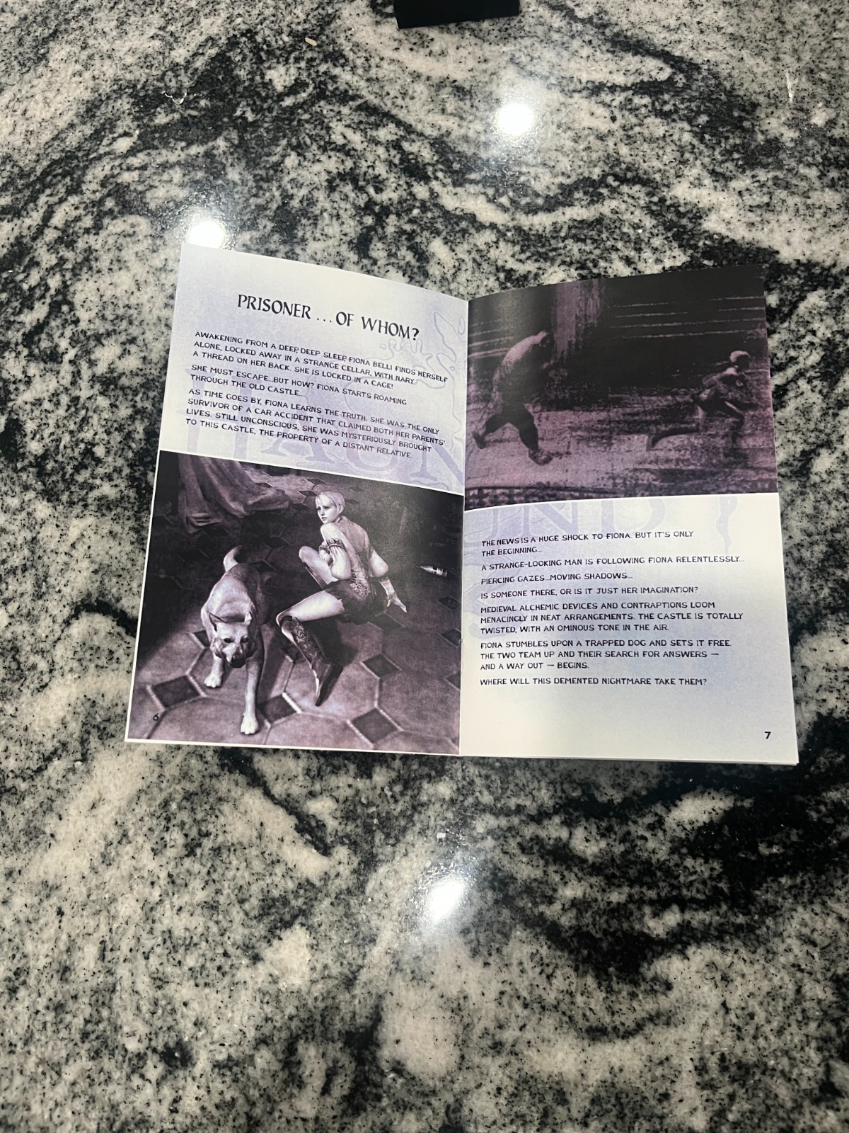 Replacement Manual for Haunting Ground - Sony PS2 Instruction Booklet
