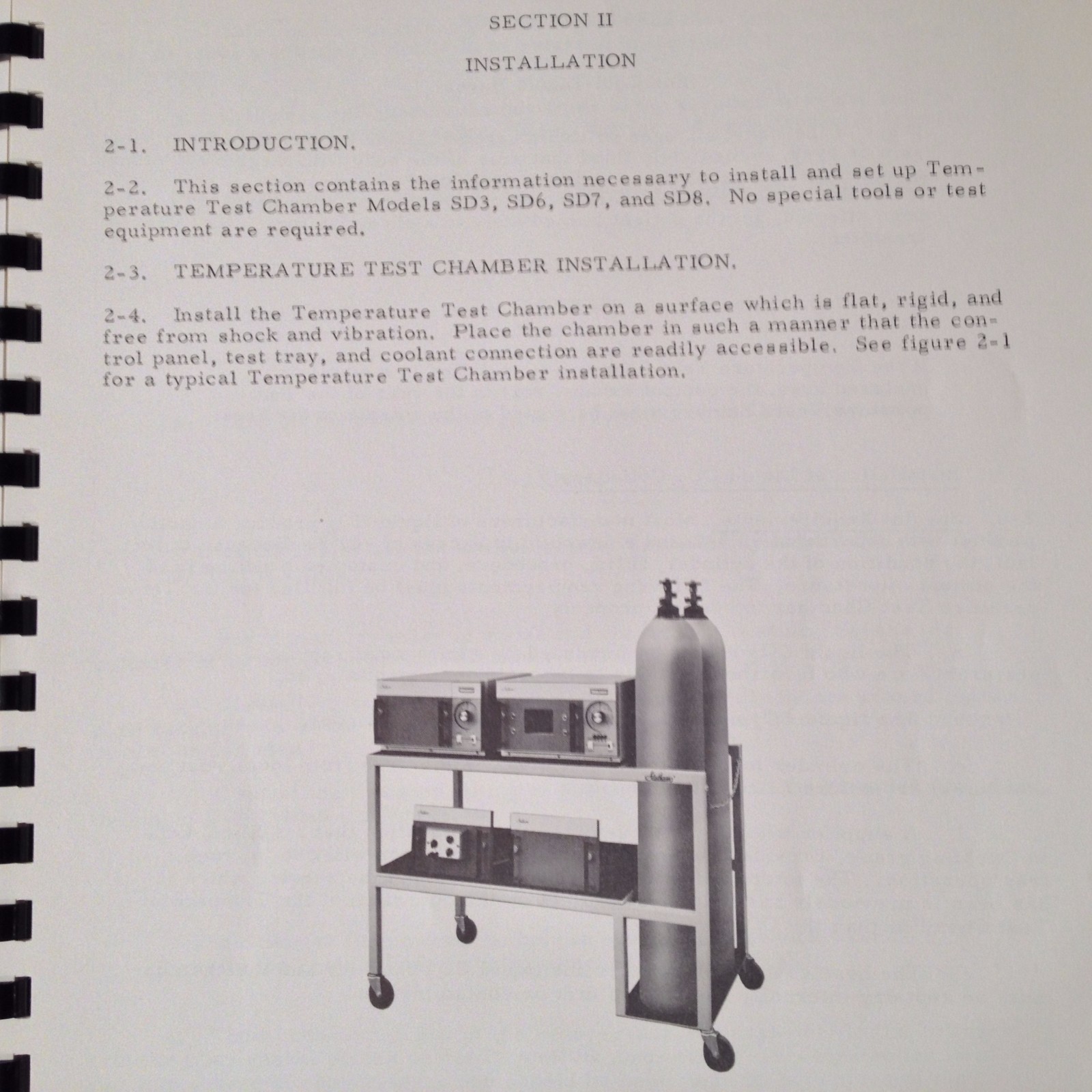 Statham SD3, SD6, SD7, SD8 C-Series Temperature Test Chambers Instruction Manual