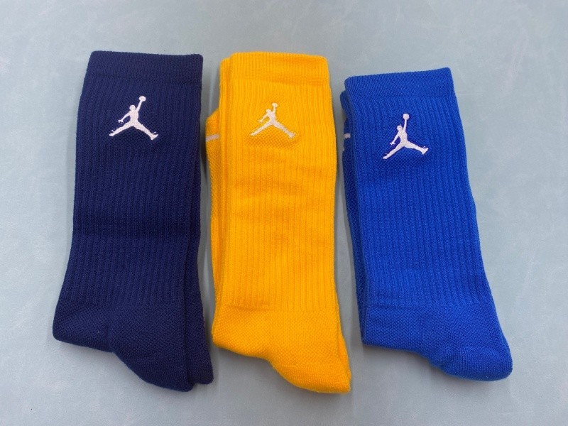 3 Pairs Nike Air Jordan Everyday Elite Crew Basketball Socks Men Size L 3 Colors