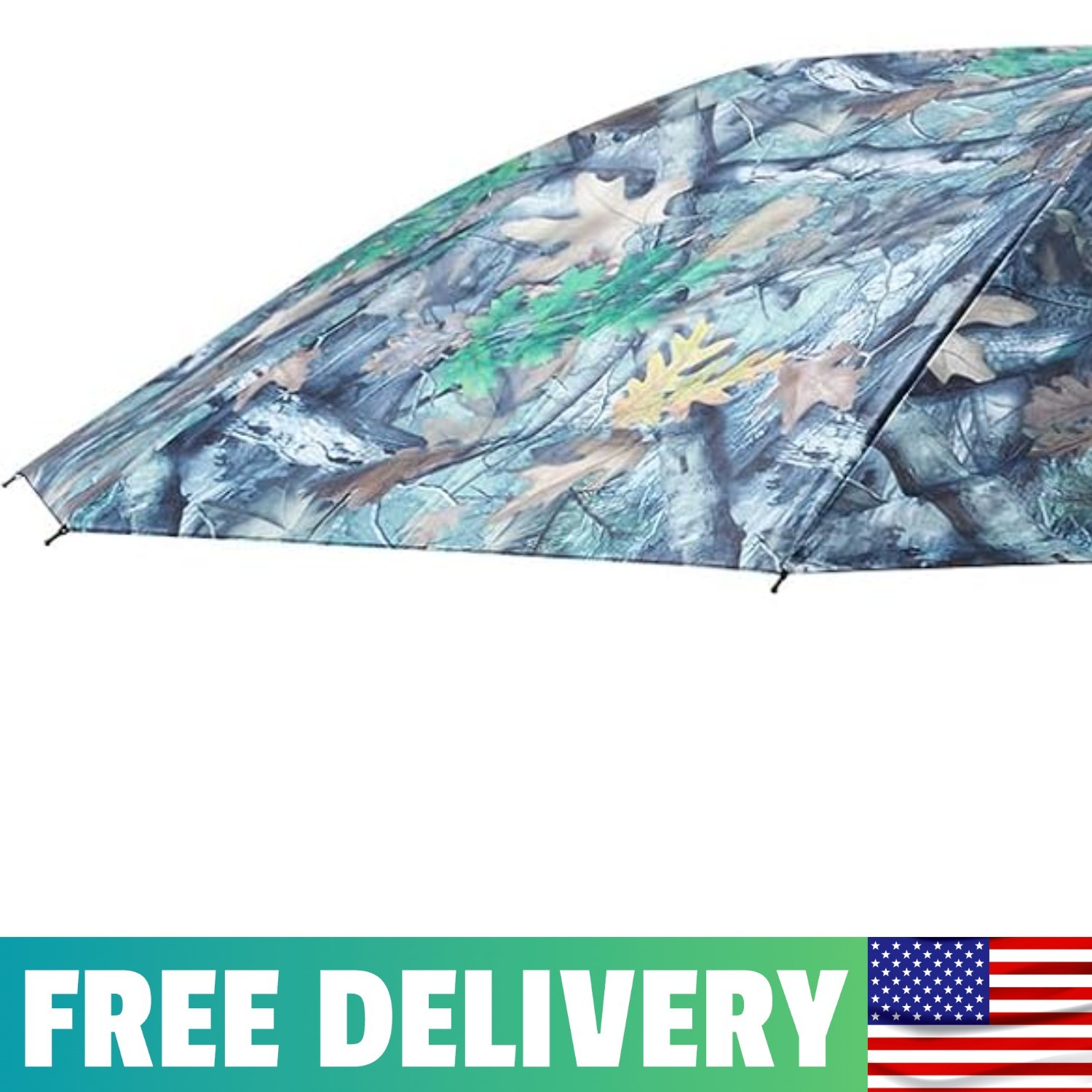 Tree Stand Umbrella, 57" Camo Hunting Umbrella Roof Cover, Weather-Resistant And