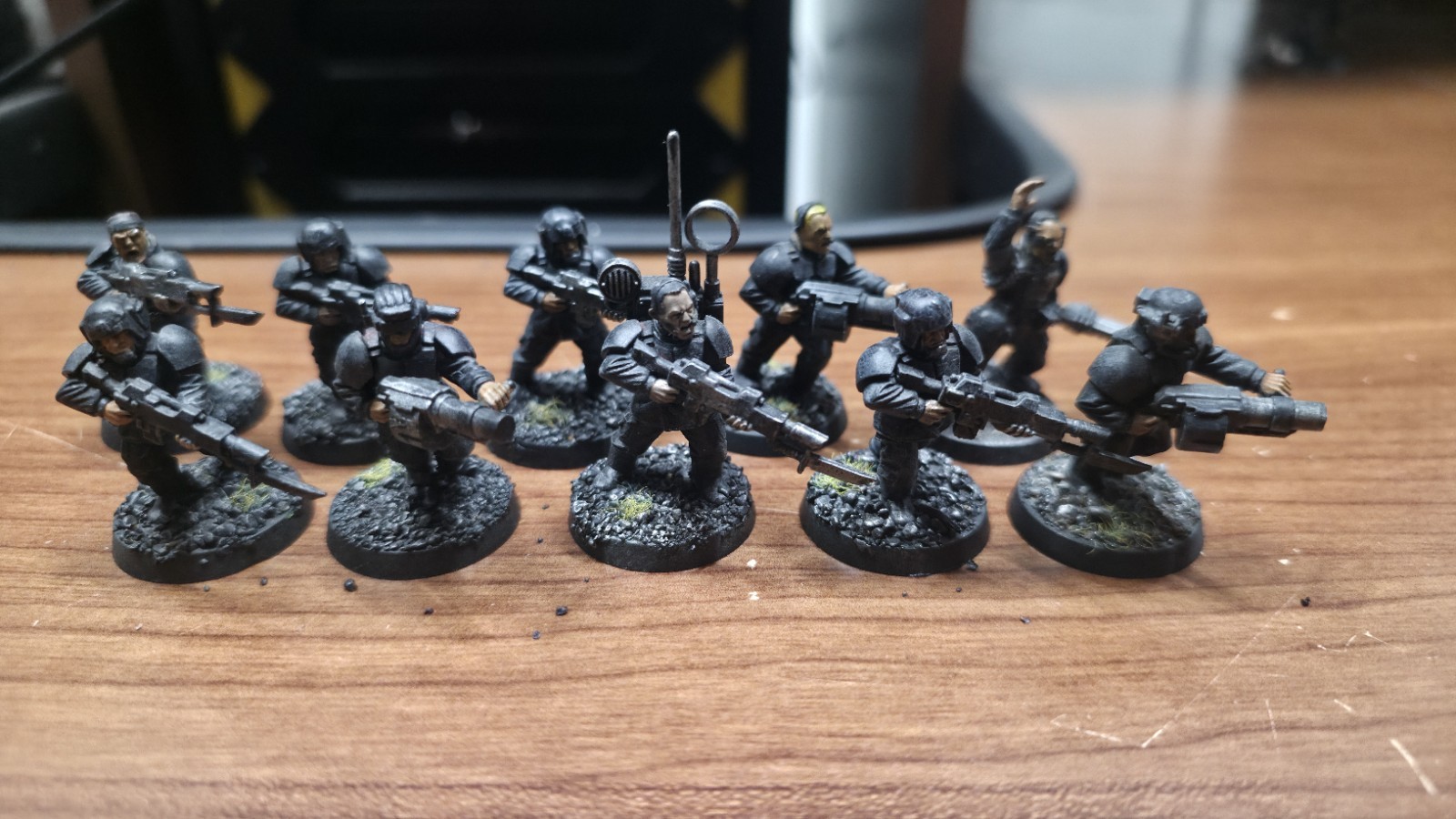 Astra Militarum Cadian Shock Troop Squad Warhammer 40k Painted