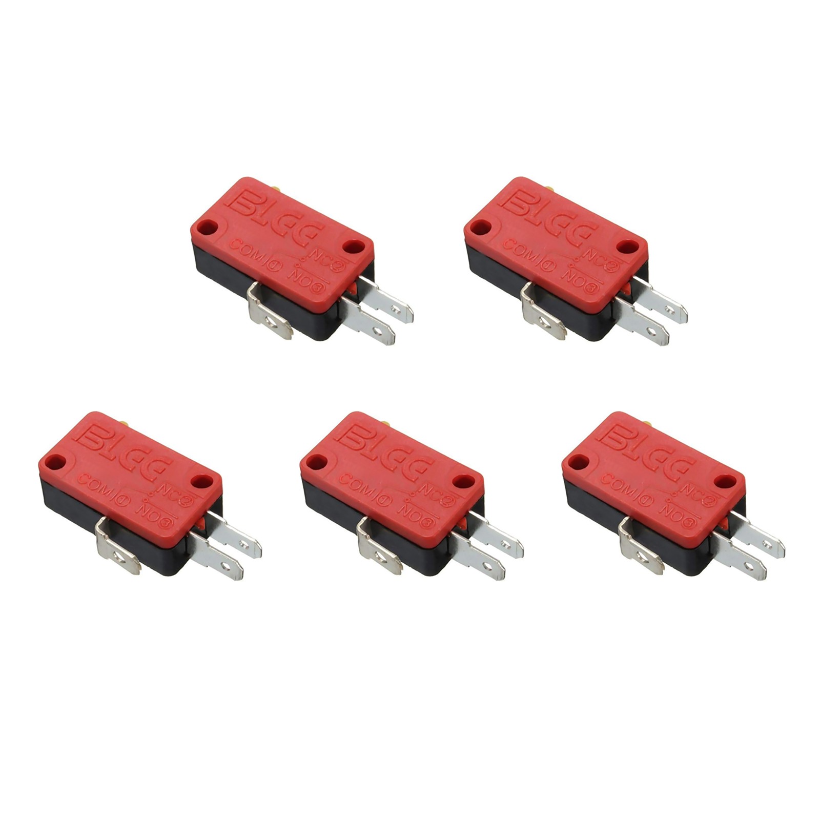 20Pcs Red New 3 Pin Microswitch Push Button For Arcade Mame Jamma Games E