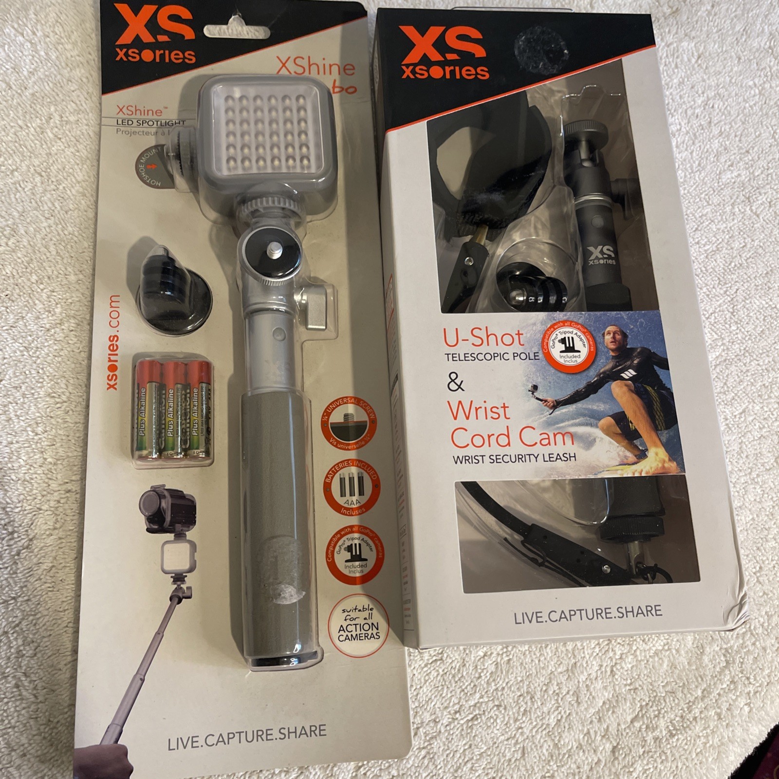 Set Of Portable Camera Equipment Sealed