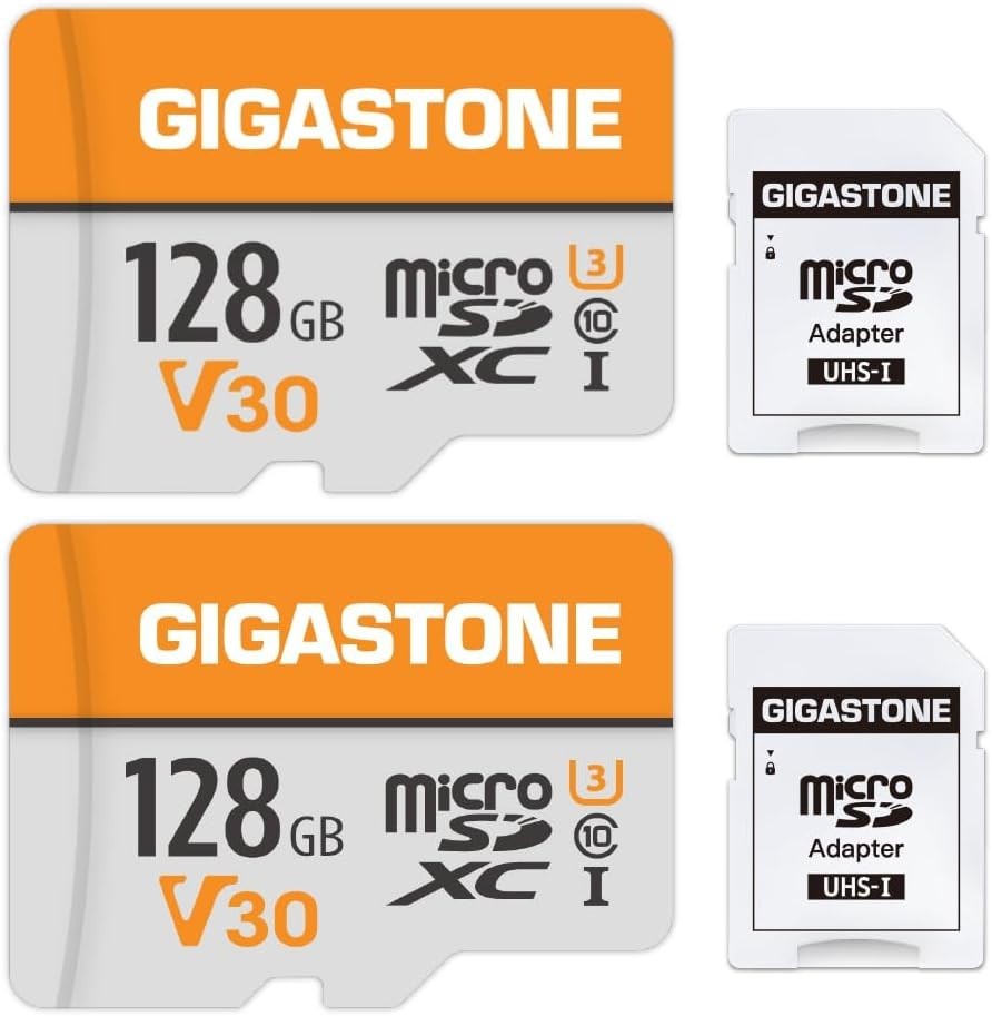 128GB MicroSDXC Memory Card, UHS-I Class 10, Security Camera