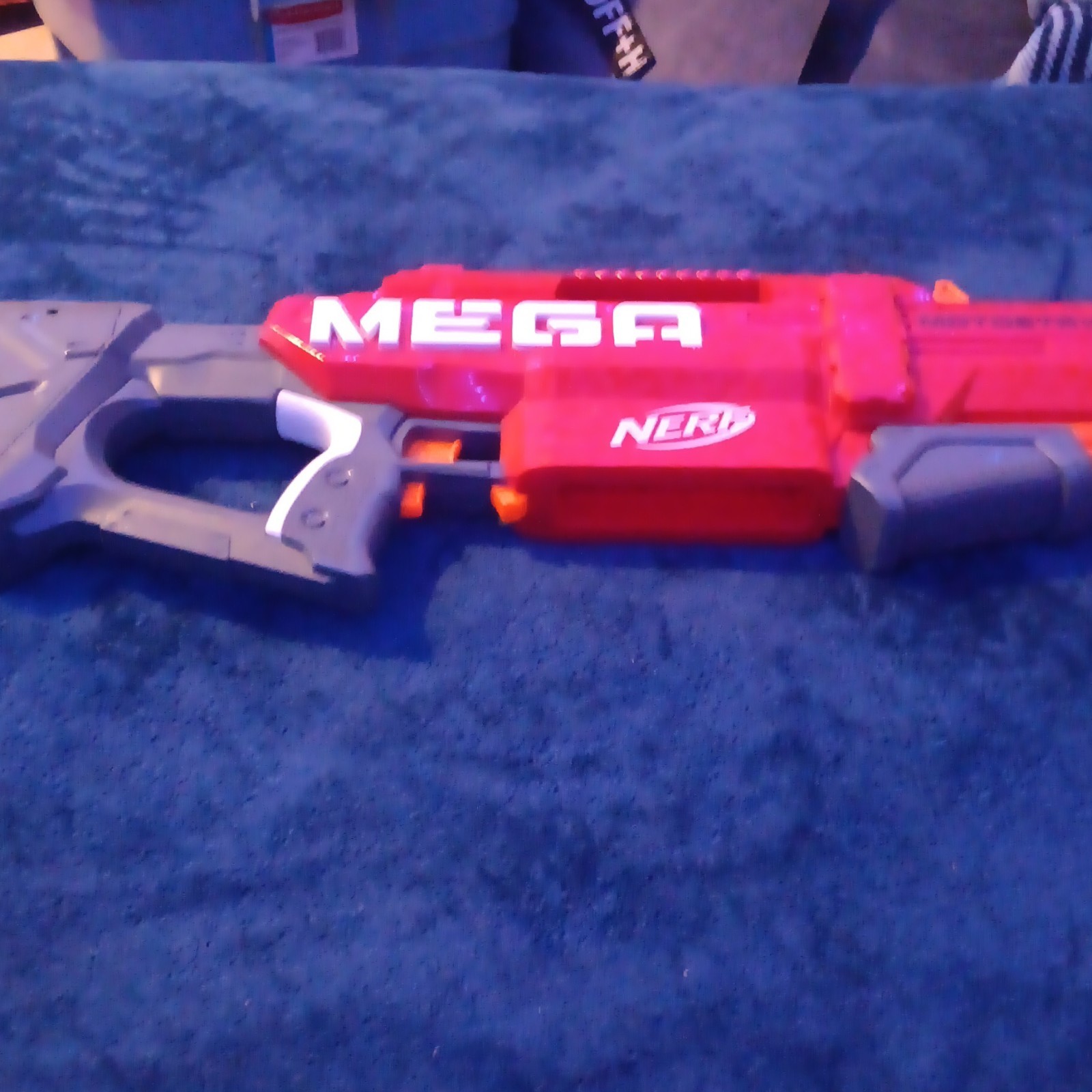 NERF Nerf Mega Centurion Dart Blaster w/ Clear Clip Magazine (2013) Age 8+