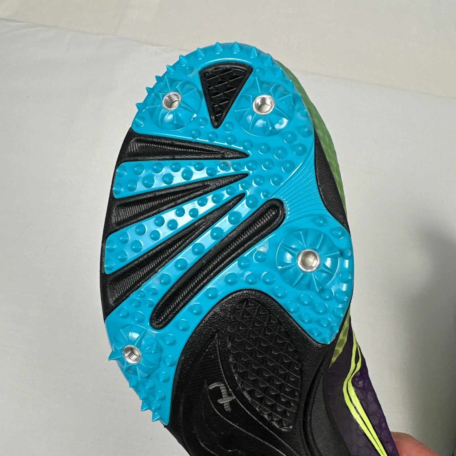 Saucony Endorphin Men's Track Shoes Running Racing Sneakers Size 13 Metal Spikes