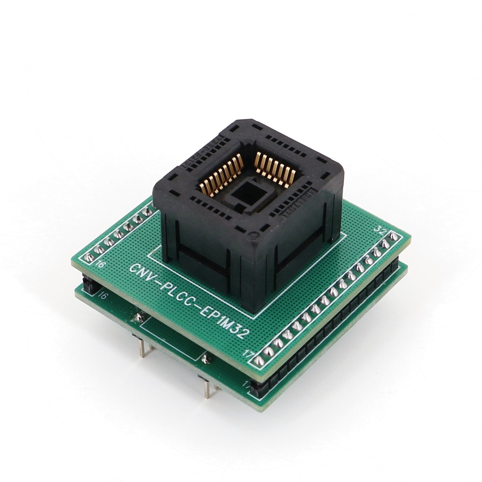 PLCC32 to DIP32 IC120-0324 Pitch 1.27mm Chip Programmer Adapter Test Socket