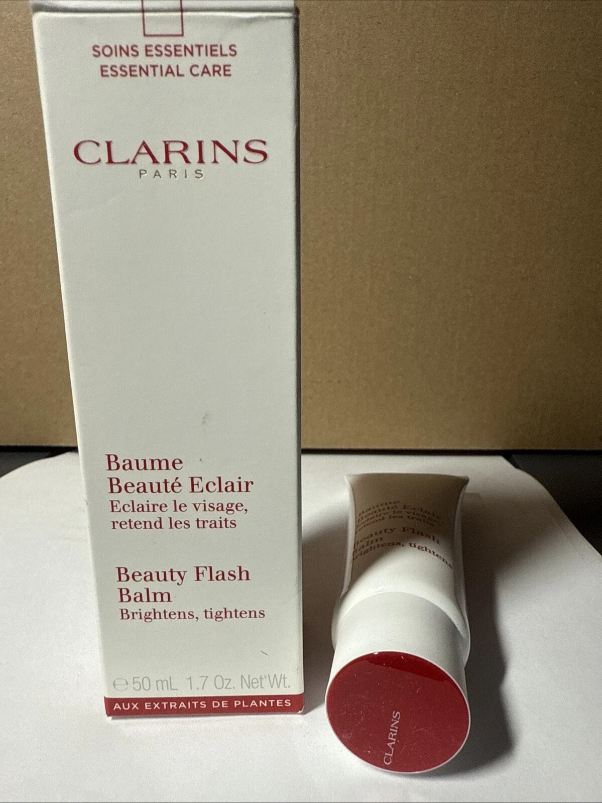 CLARINS Beauty Flash Balm Brightens, Tight- 50mL / 1.7 Oz NIB