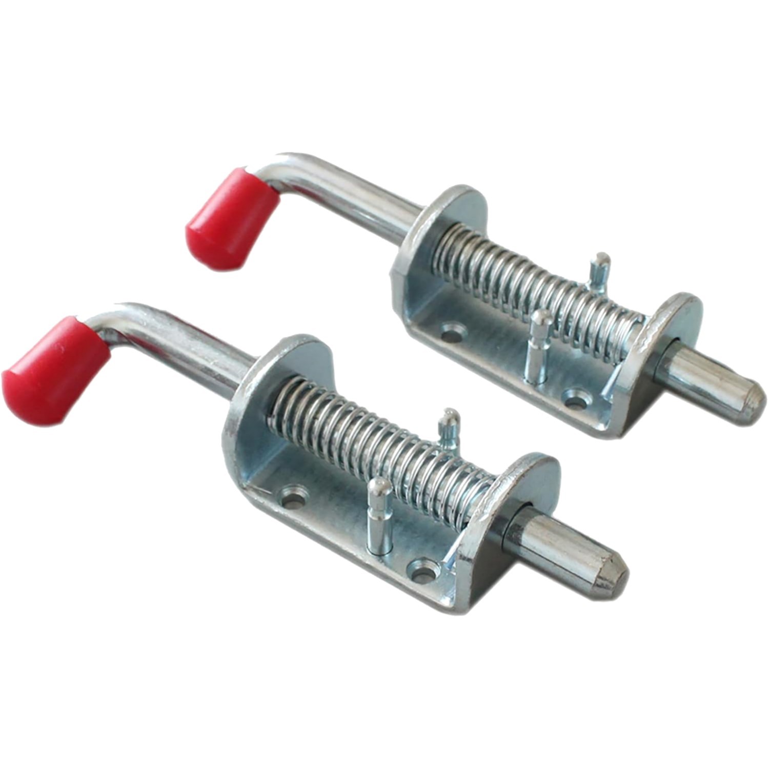 2 Count Heavy Duty Trailer Latch with Modern Silver Finish for RVs & Gates