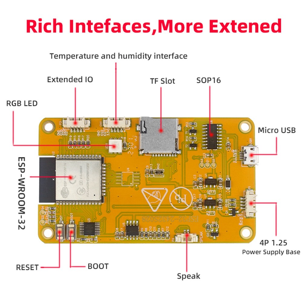 V2 411KH/S Hashrate ESP32 2.8 Inch Display Lottery Miner Bitcoin5887