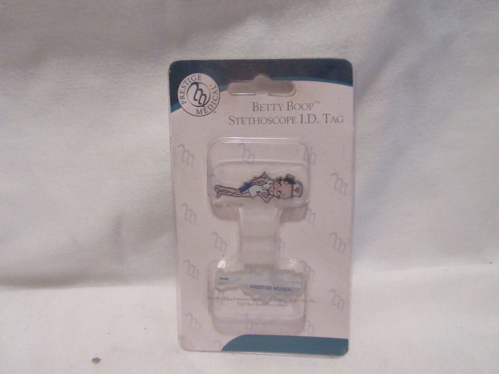 NIP Prestige Medical Healthcare Accessories Betty Boop Stethoscope ID Name Tag