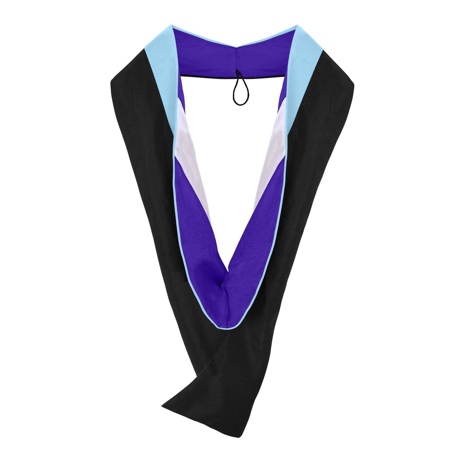 Endea Graduation Masters Hood For Education - Light Blue/Purple/White
