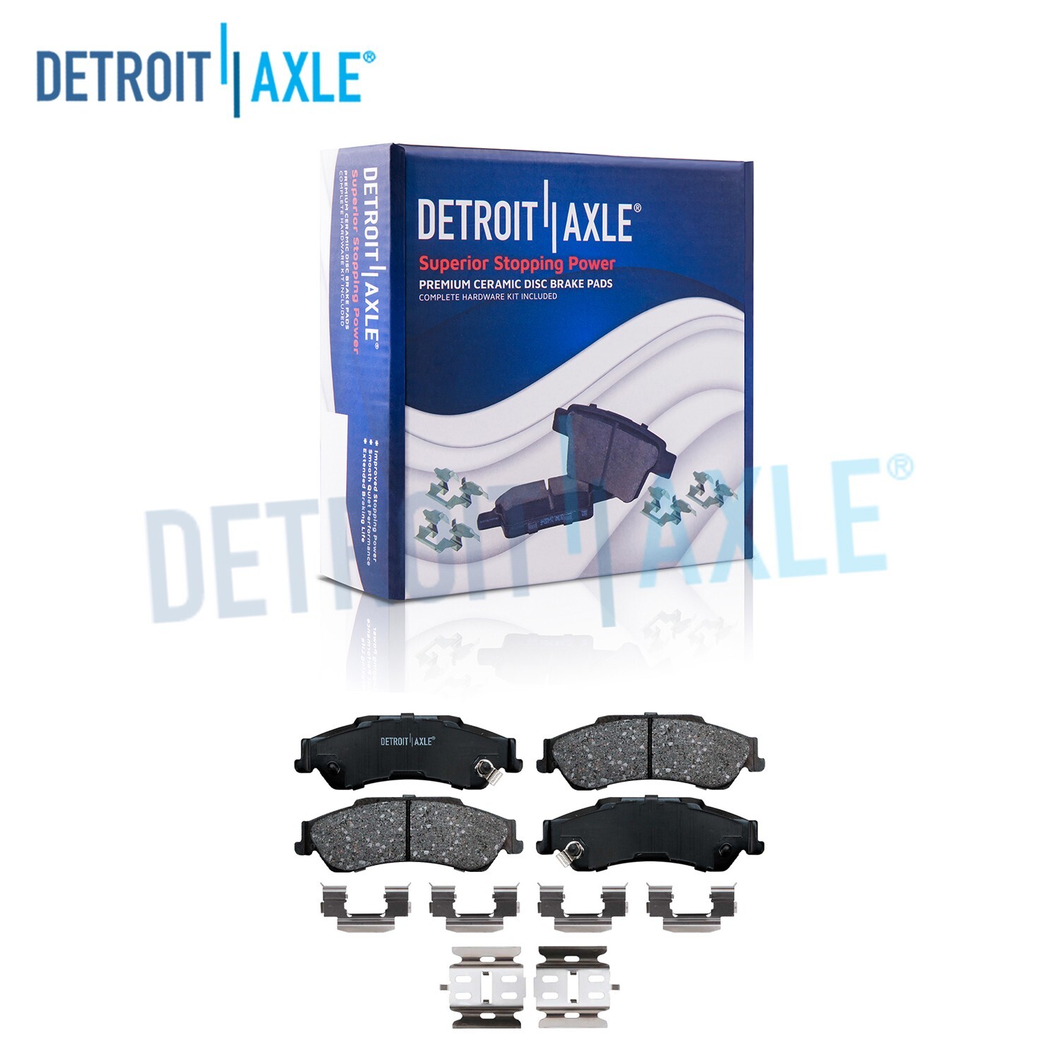 Rear Ceramic Brake Pads for Chevy S10 Blazer GMC Sonoma Jimmy Hombre Bravada