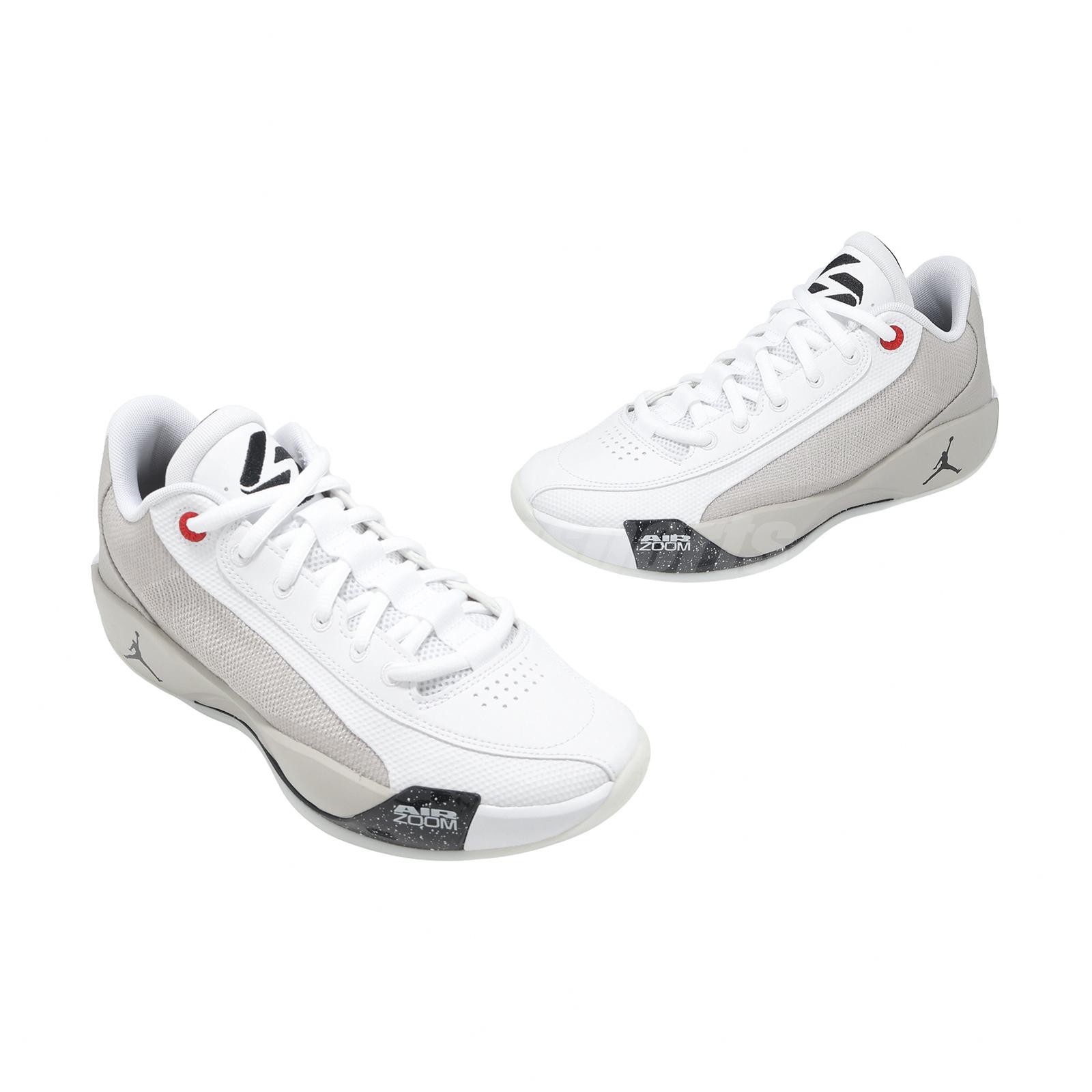 Nike Jordan Luka.77 PF White Tech Grey Flame Red Men Basketball Shoes HF0819-103