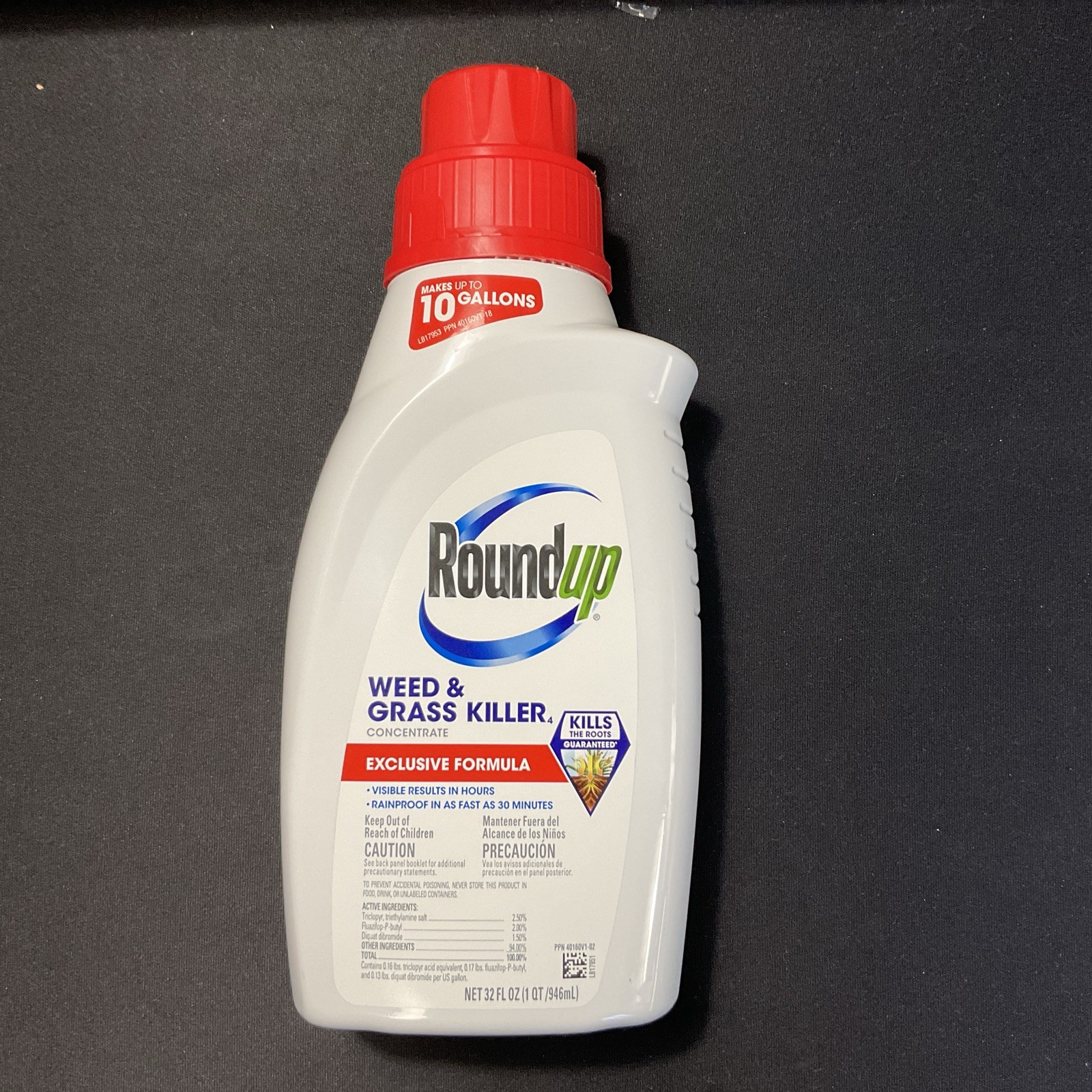 Sealed Roundup concentrate weed and grass killer 32 fl oz *READ DESCRIPTION*