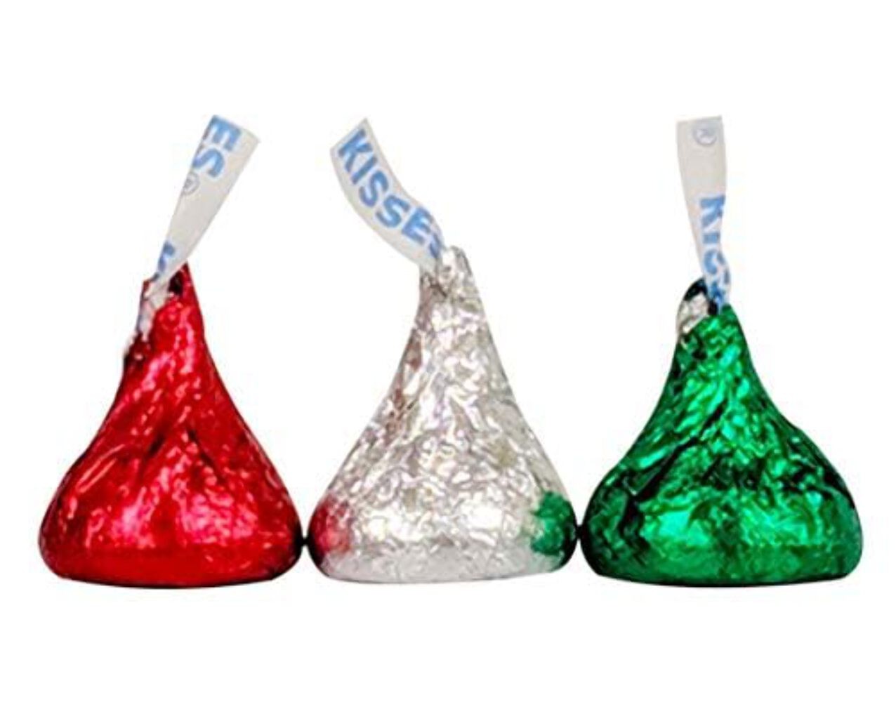 Christmas Hershey Kisses – Milk Chocolate Candy, Festive Holiday Foil – Bulk Chr