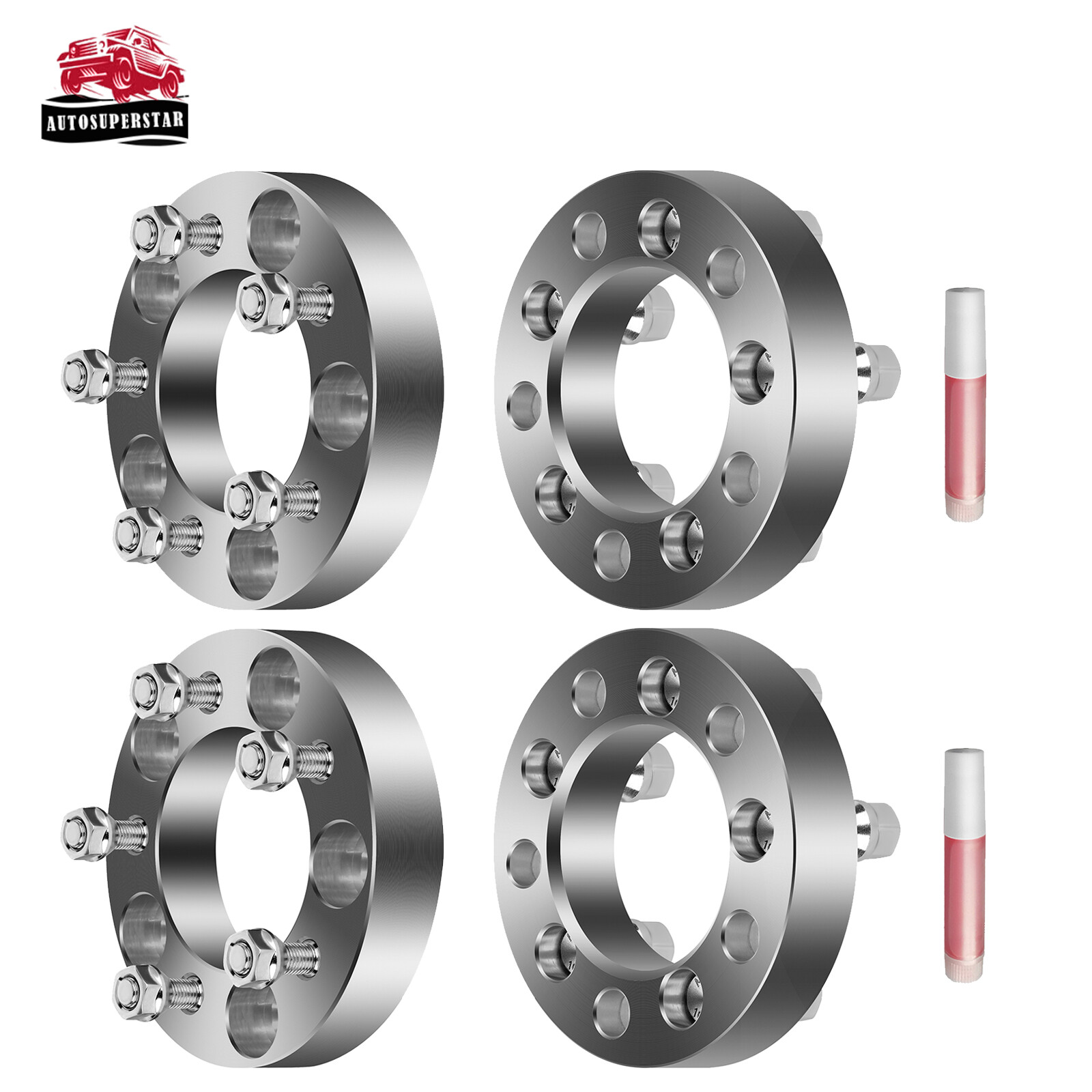 4Pcs 1.25" Adapters 5x4.75 to 5x4.5 Wheel Spacers For 1987-2005 Chevrolet Blazer