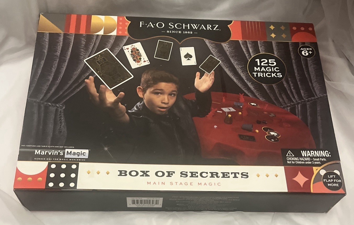 FAO Schwarz Marvins Main Stage Magic Box Of Secrets 125 Magic Tricks