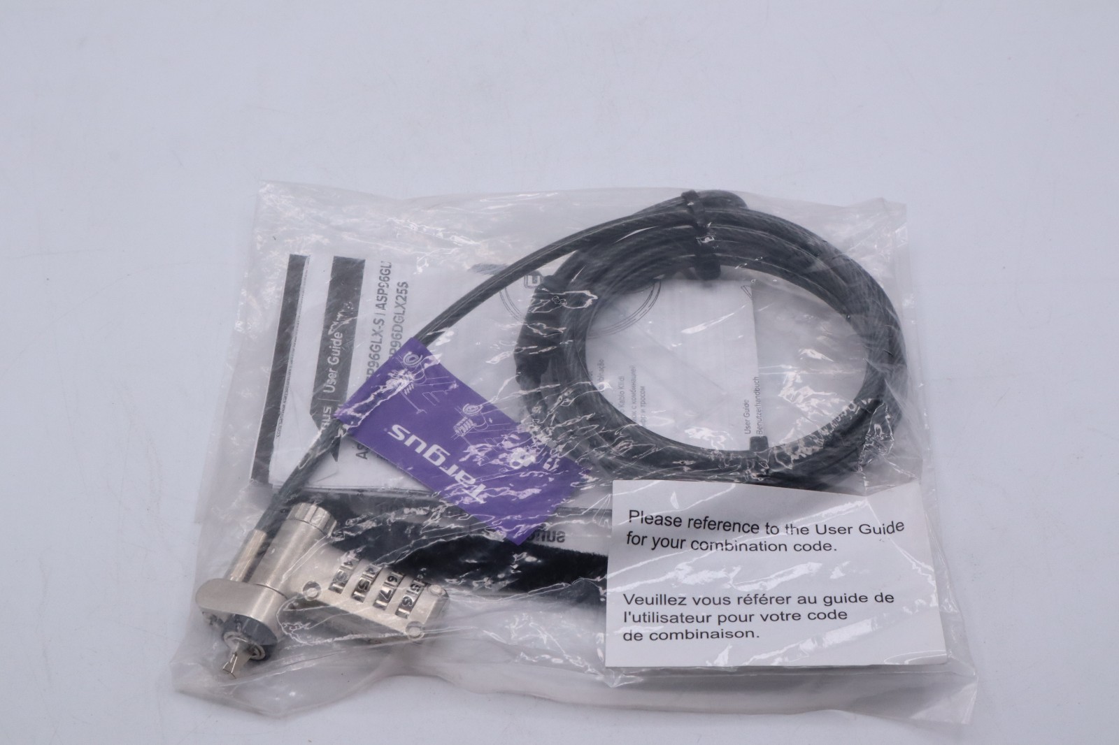 Targus DEFCON Ultimate Universal Serialized Combination Lock (ASP96GLX-S)
