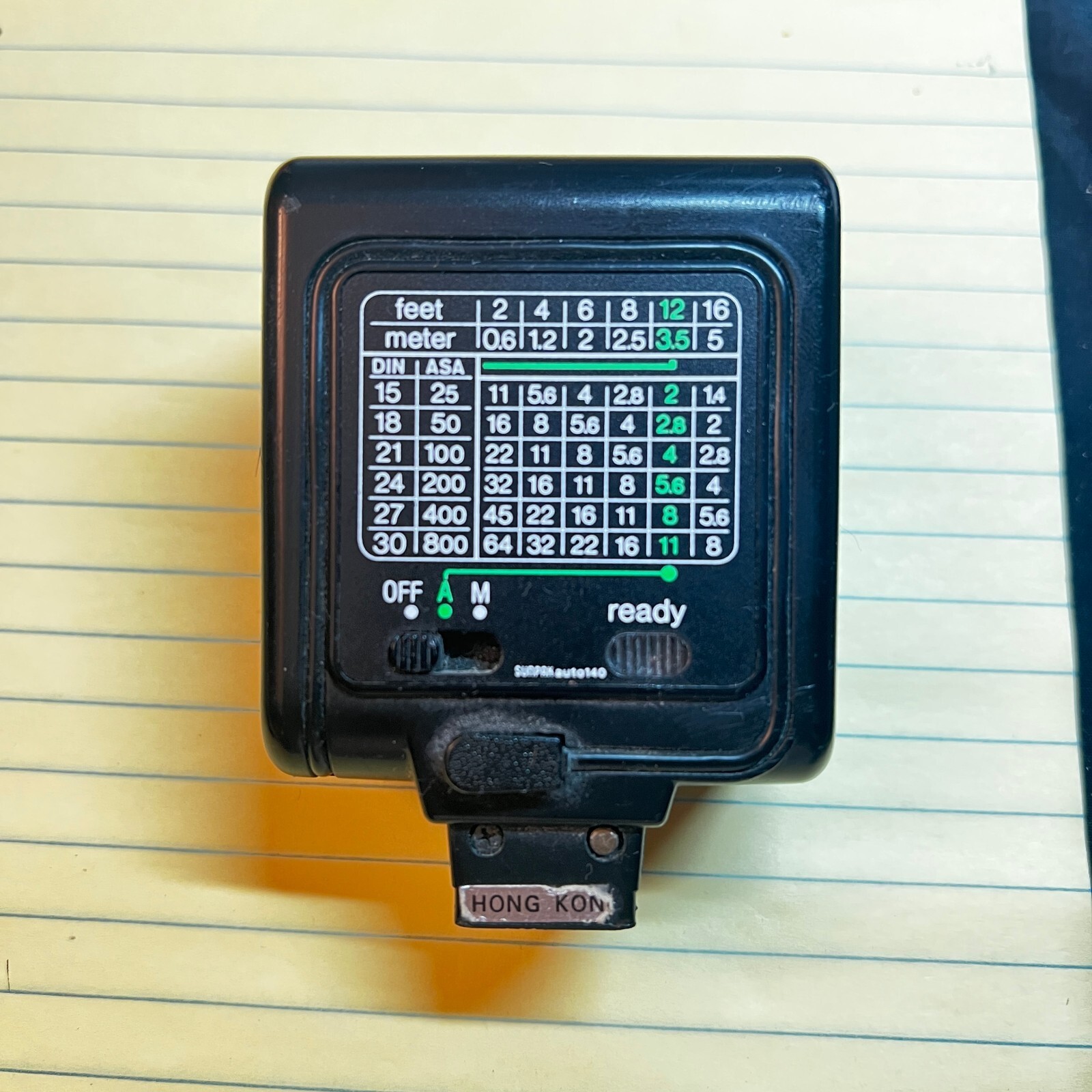 Sunpak Auto 140 Camera Flash - Vintage Classic Flash Unit