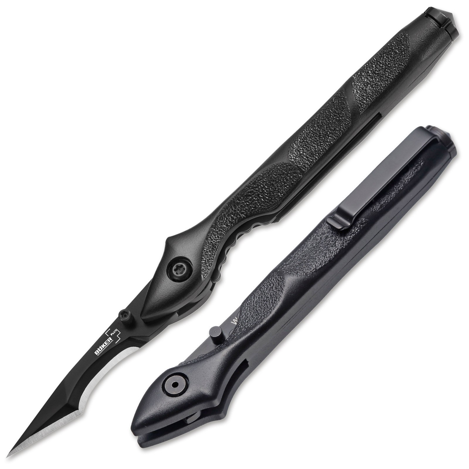 BOKER PLUS Urban Survival Tactical Folding Knife 440C Aluminum Black 01BO047