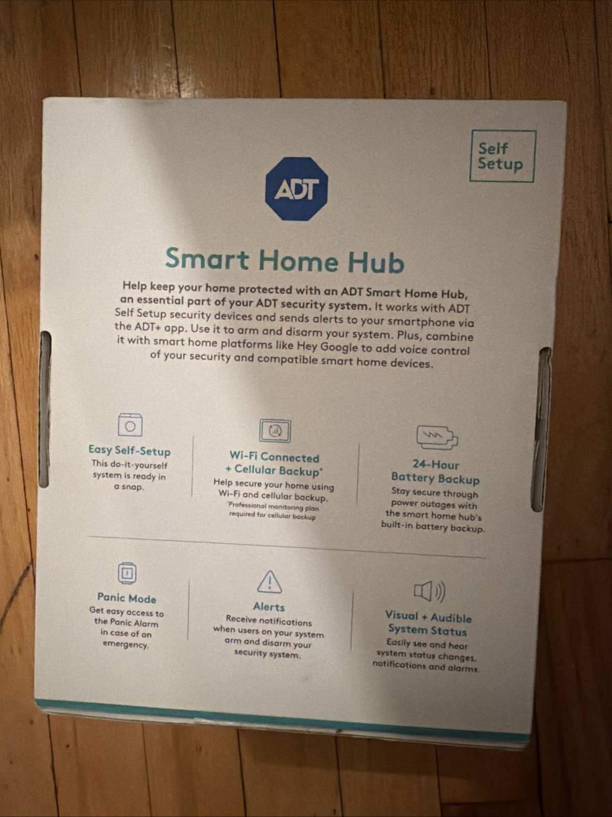 ADT Self Setup Smart Home Hub - White (S40LR1-01)