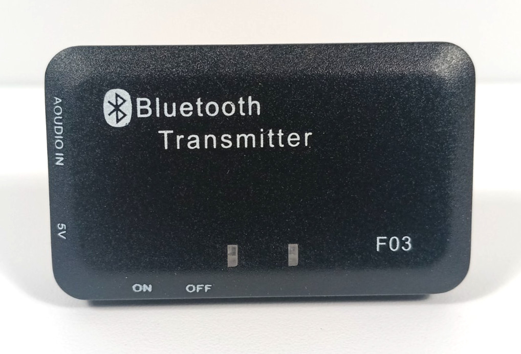 Bluetooth 3.0 Audio Transmitter  Jack Aux Adapter BT35F03 Preowned