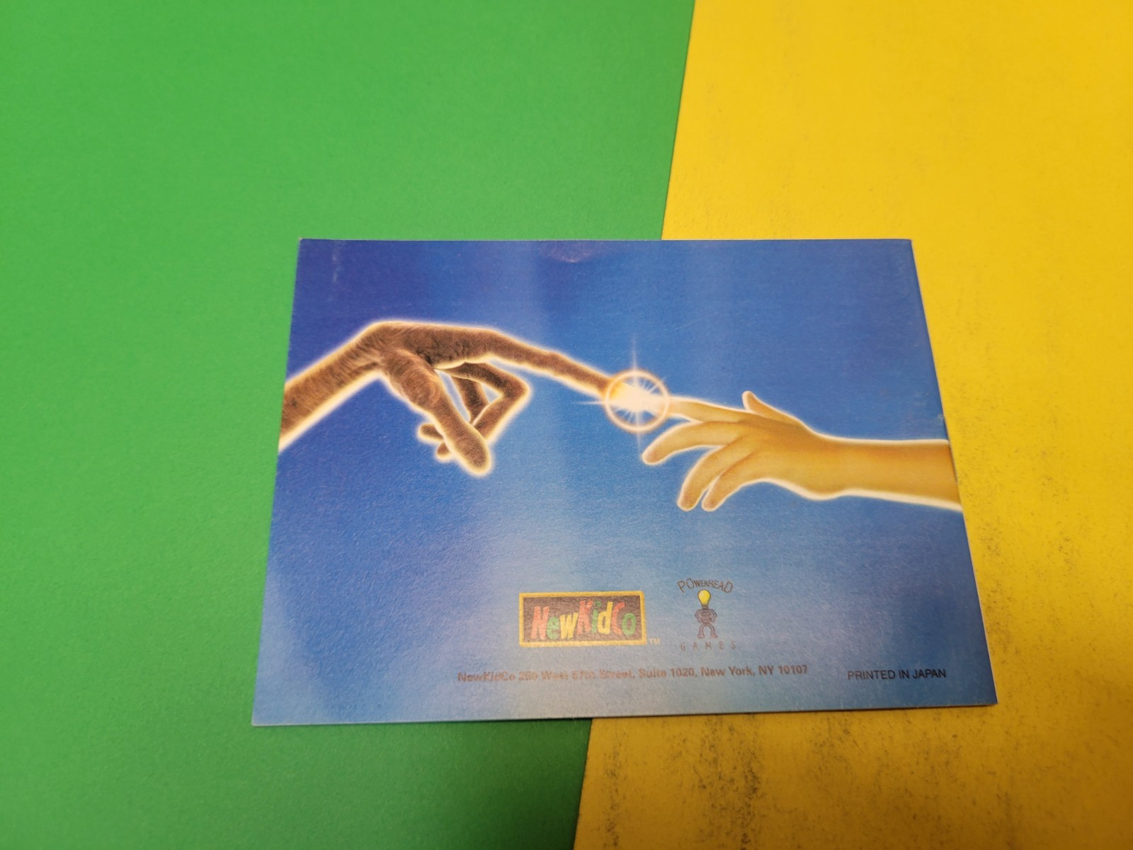 MANUAL ONLY E.T. The Extra-Terrestrial Digital Companion Gameboy Color Booklet