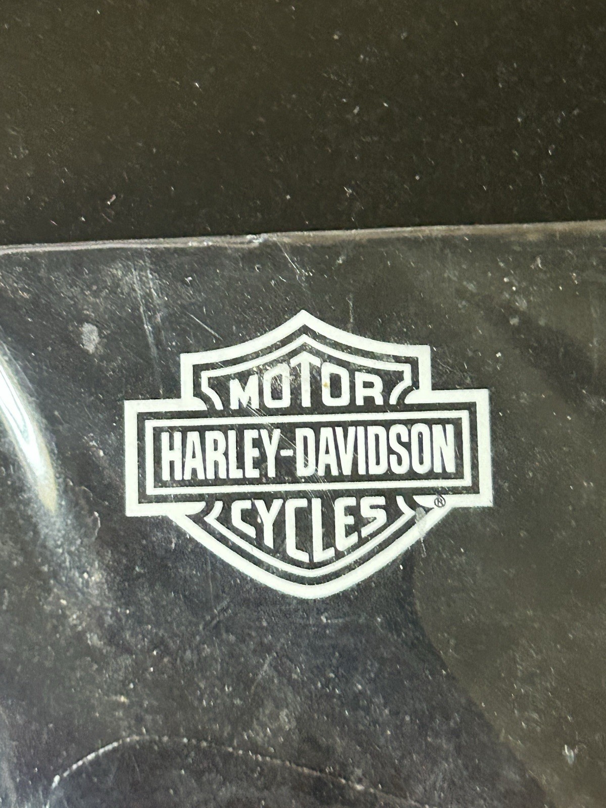 Harley Davidson Orange Bar & Shield Wings Emblem Large Sew On Patch Motorcycle