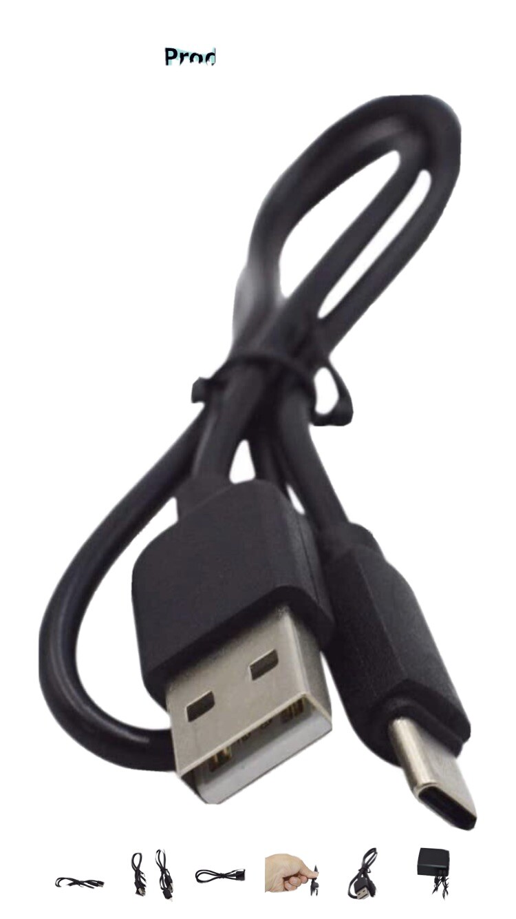 USB Charger Cable for V17 Jet Fighter Stunt RC Airplane, STNRL RAPT0R 4D-V17