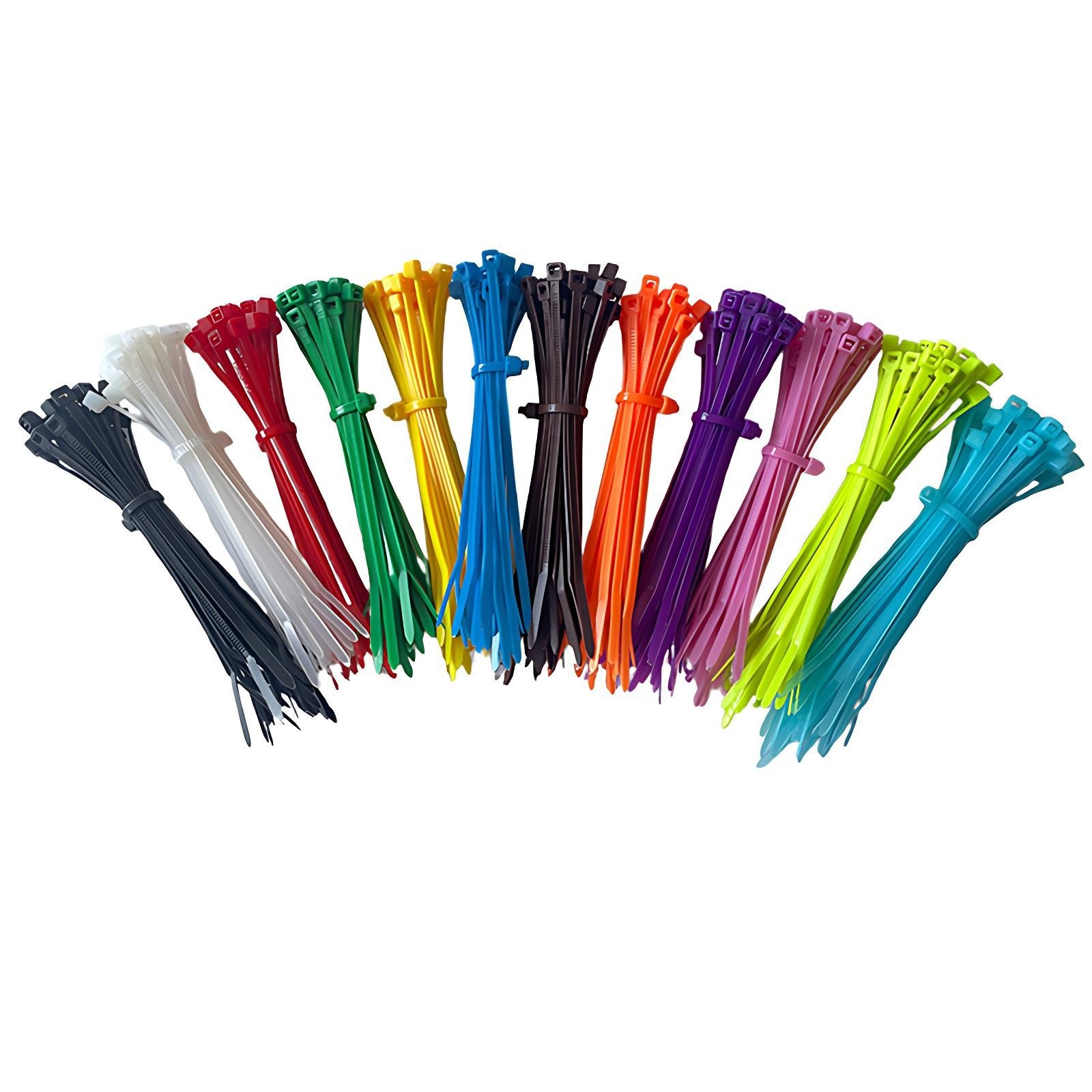 RELEASABLE REUSABLE CABLE TIES STRONG ZIP TIE WRAPS PLASTIC NYLON SELF-LOCKING