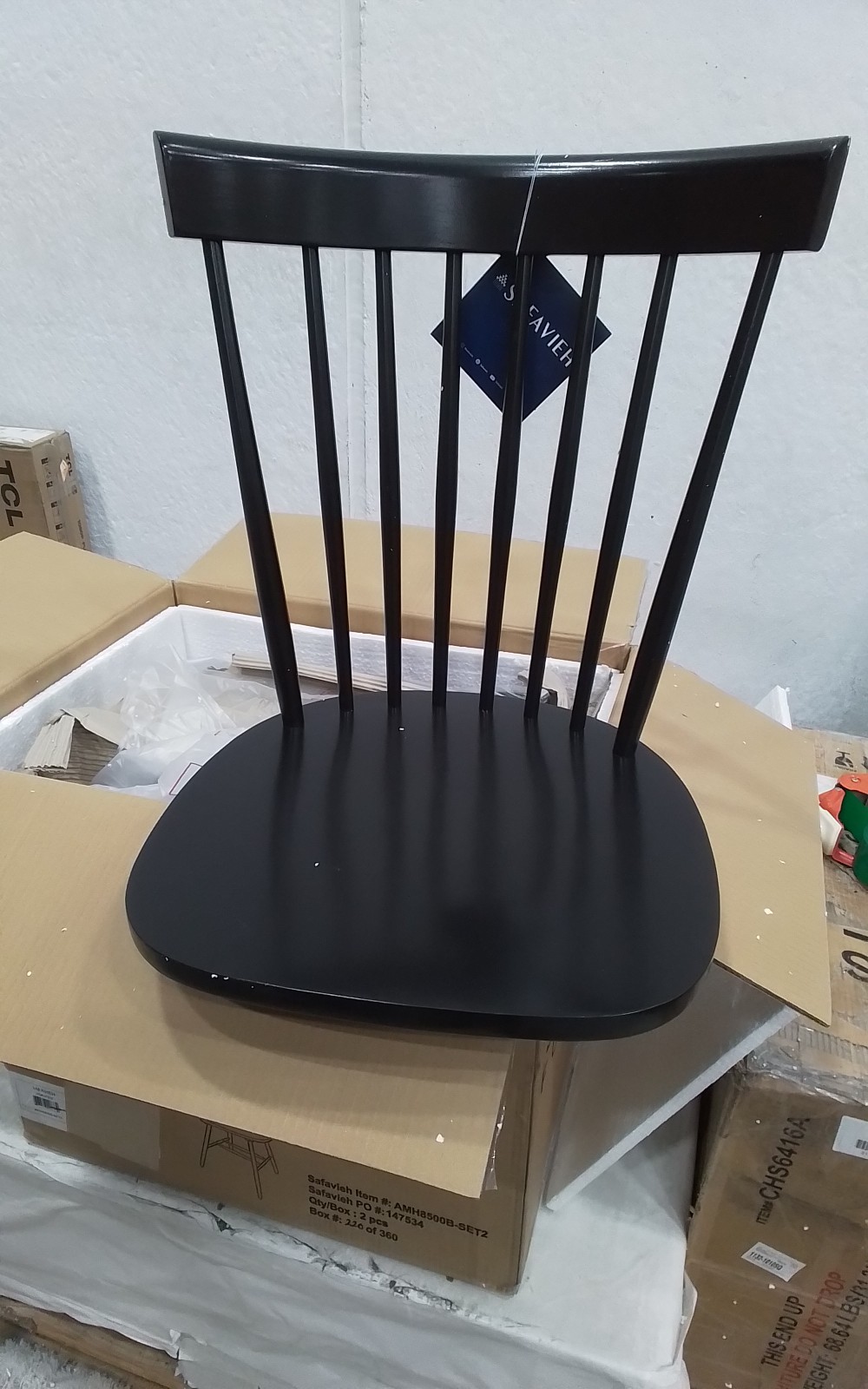 Safavieh PARKER SPINDEL SIDE CHAIR, Reduced Price 2172763127 AMH8500B-SET2