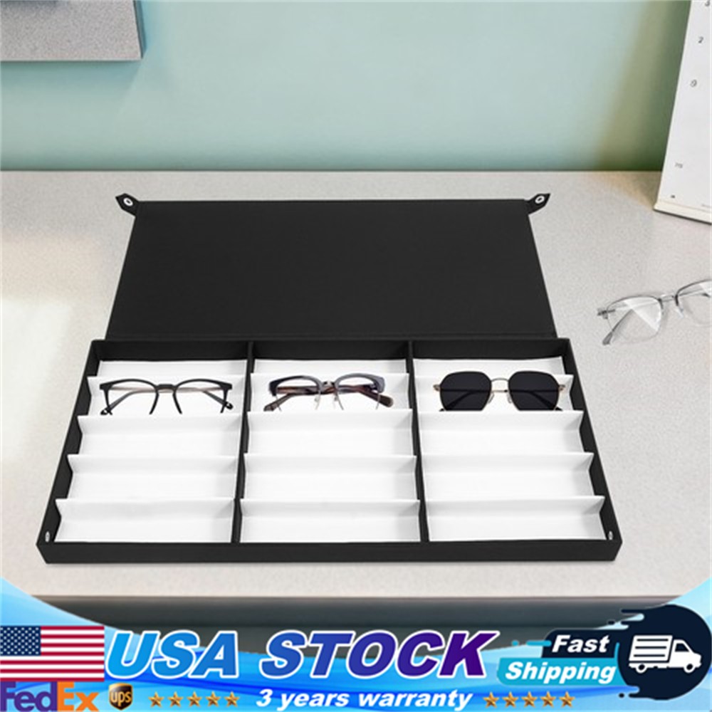 180 Pair Eyeglasses Storage Trolley Optical Frame Bag Box Organizer Display Case
