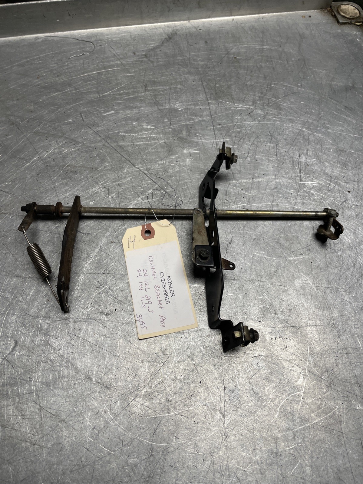 OEM GOOD USED KOHLER CV25S-69525 CONTROL BRACKET 24 136 219-S   24 144 11-S