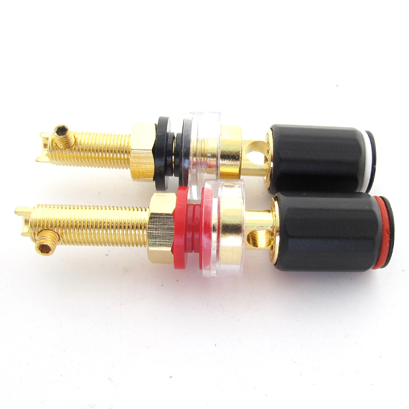 4pcs High Quality Pure Copper HiFi Amplifier Speaker Terminal Binding Post 65mm