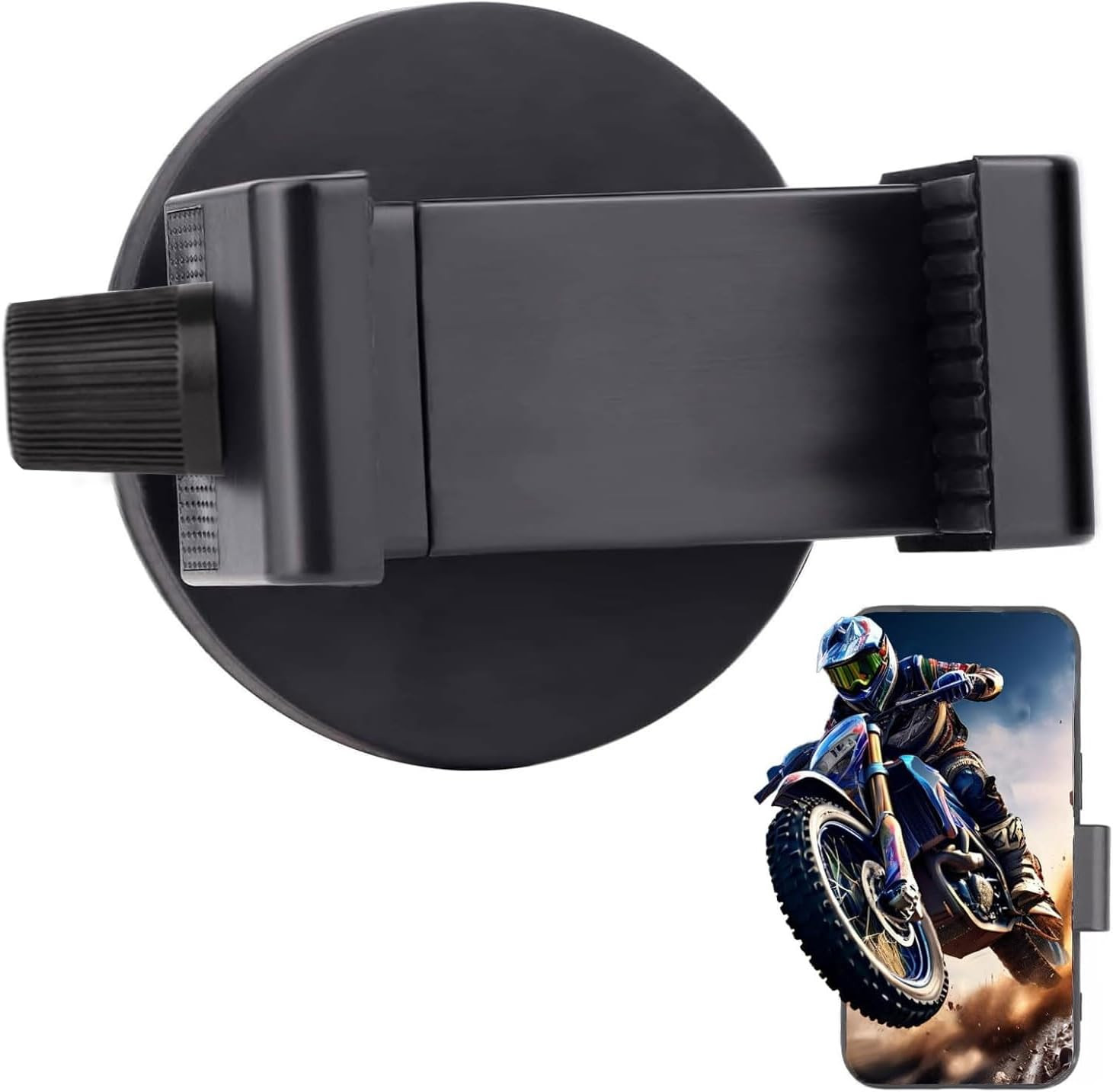 Magnetic Motorcycle Phone Mount Holder,Strong Magnetic Attracts Tank,Non-Slip &