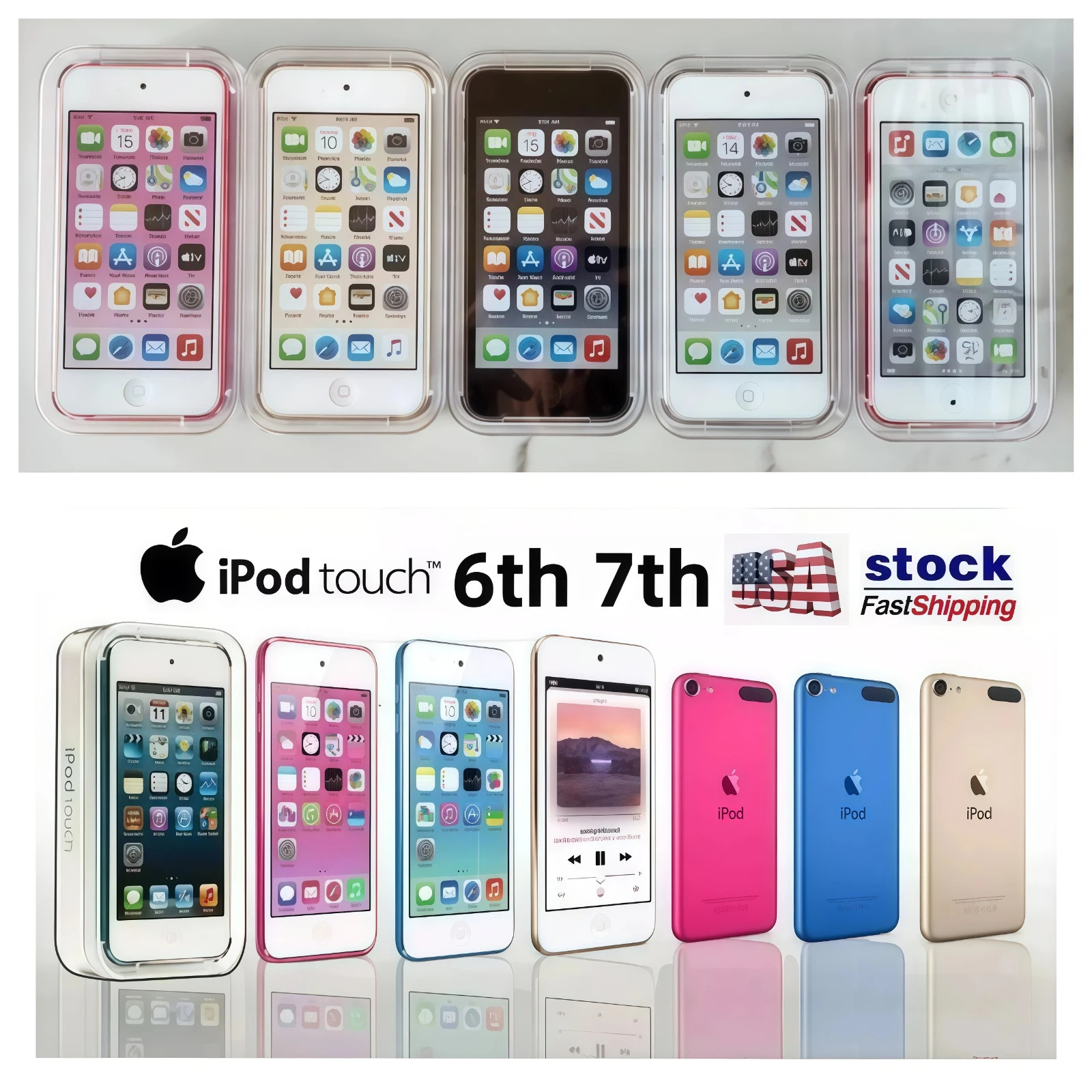NEW-Sealed Apple iPod Touch 7th Generation (256GB) All Colors- FAST SHIPPING lot