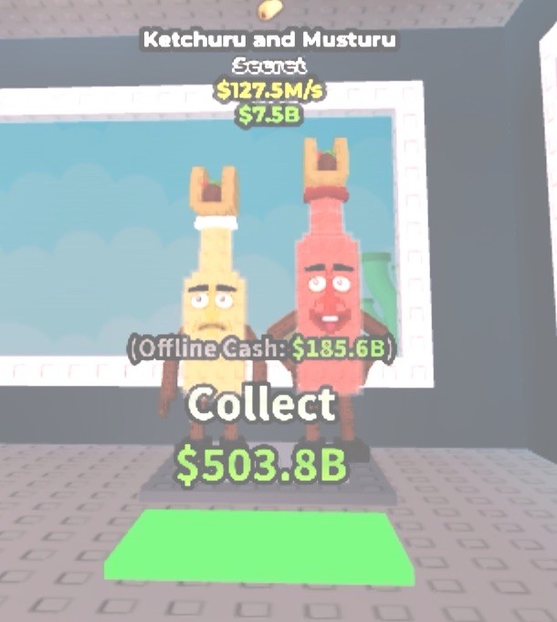 Ketchuru and Musturu Secret Game Item/Asset - 127M per second.