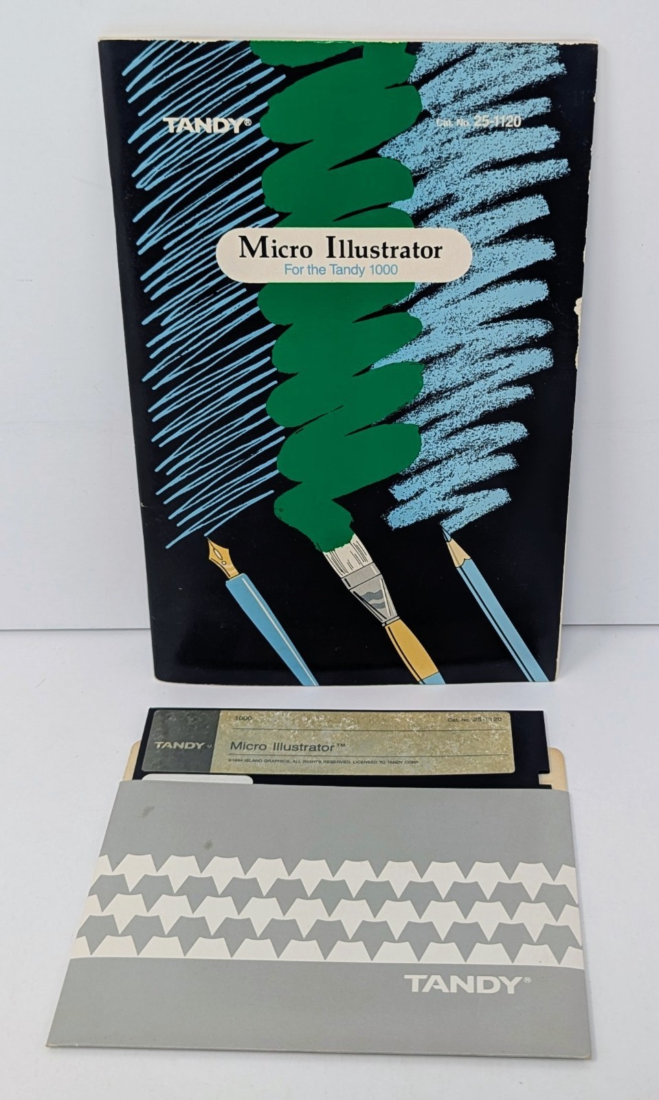 Micro Illustrator For Tandy 1000 - 1984 - w/ 5.25" Disk & Manual!