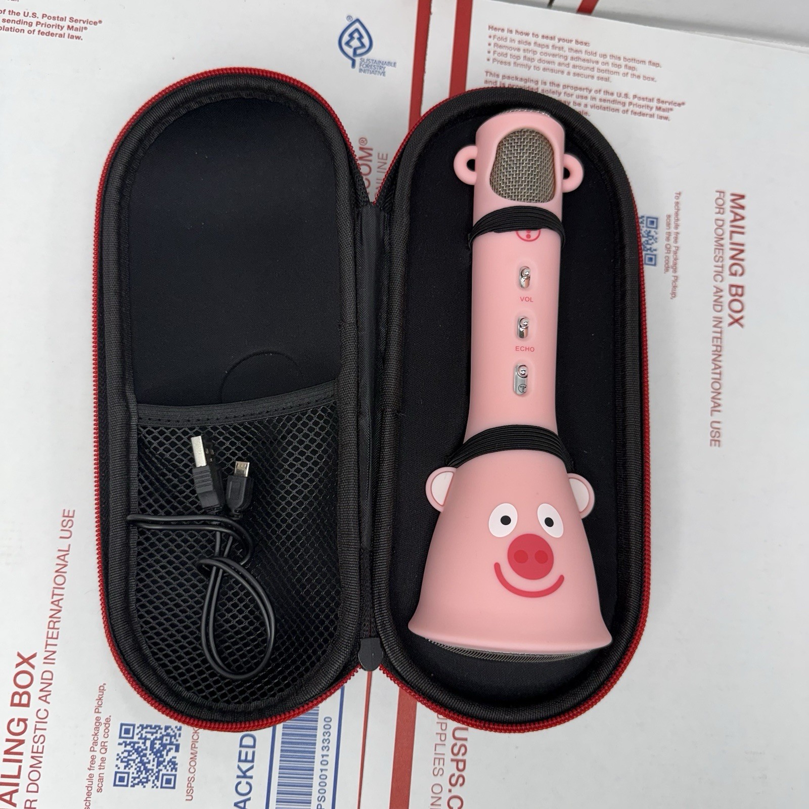TOSING X3 Karaoke Professional Microphone Pink Bluetooth Children & Adults