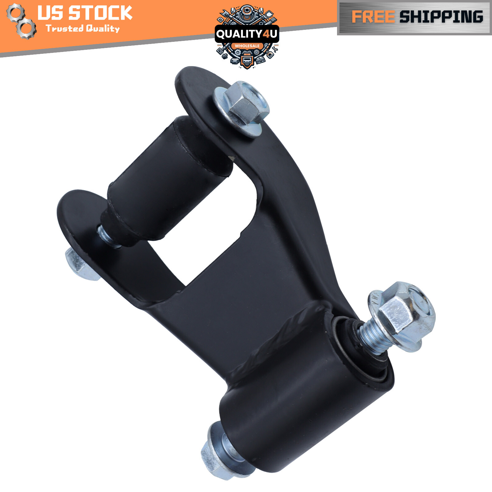Rear Leaf Spring Shackle Kit Left & Right For 97-10 Ford F150 F250 Truck Lincoln